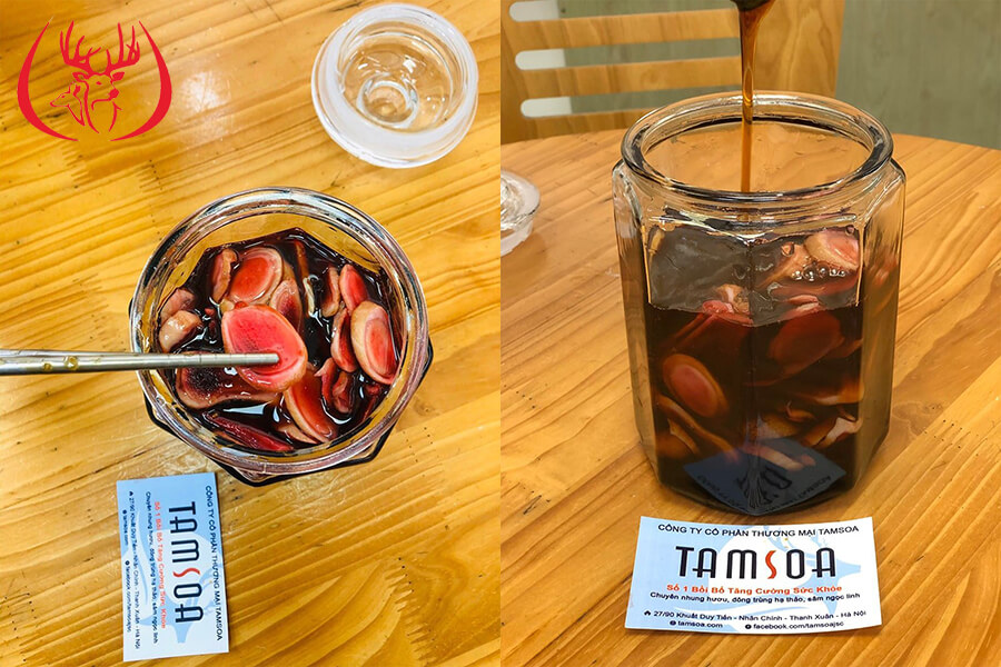 Nhung hươu ngâm mật ong cho người già sử dụng