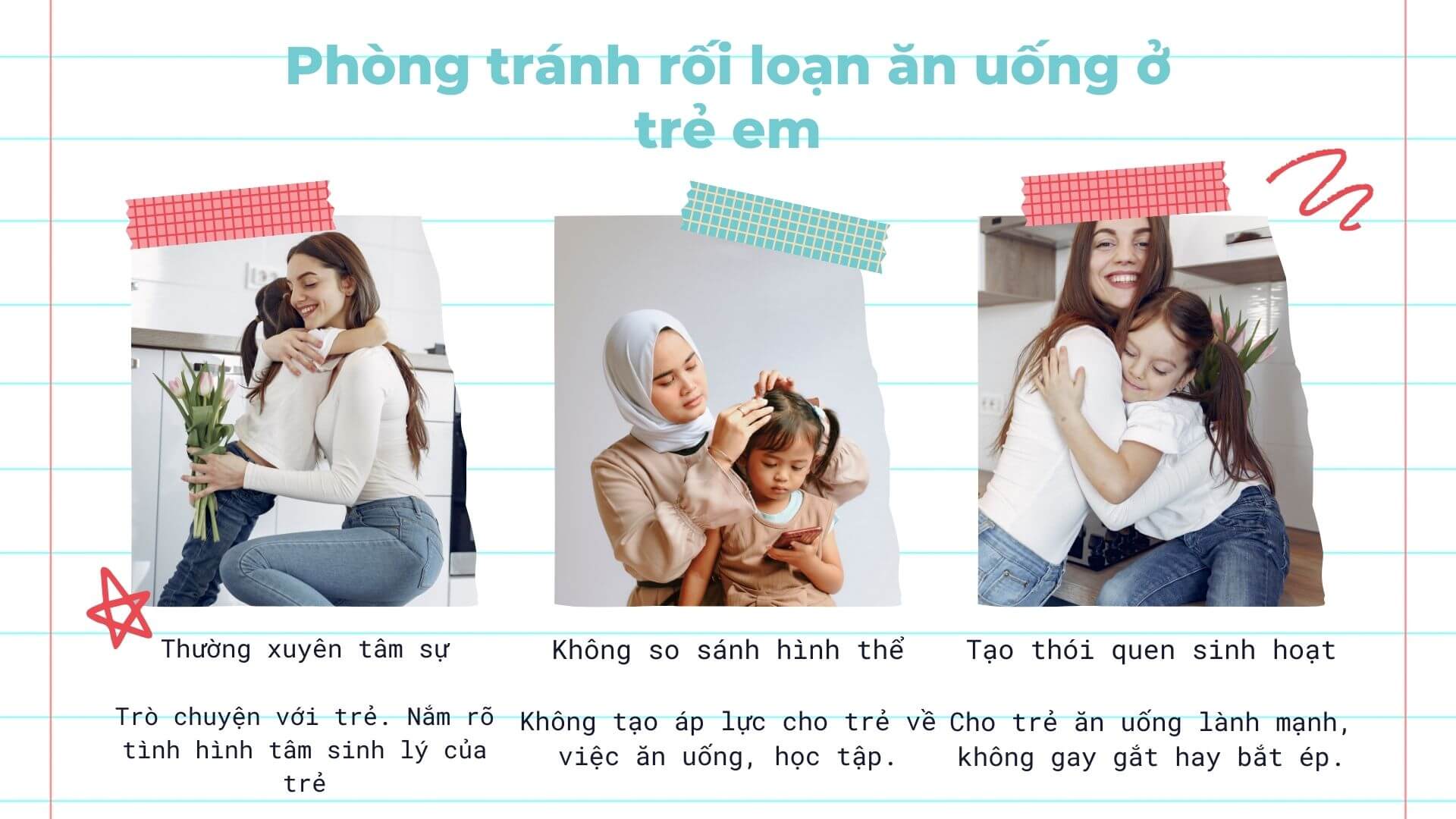 Phòng ngừa chứng rối loạn ăn uống ở trẻ em