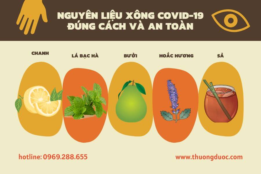 Nguyên liệu xông mũi cho người bệnh covid-19