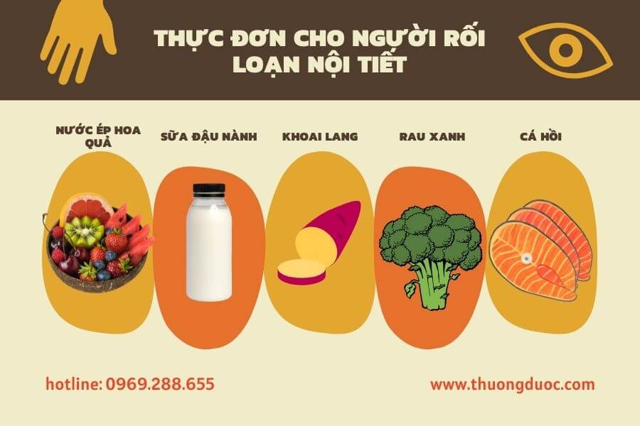 Thực đơn cho người bị rối loạn nội tiết