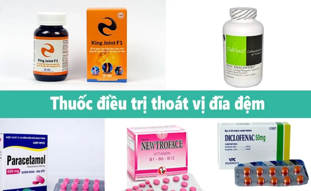 Thuốc điều trị thoát vị đĩa đệm