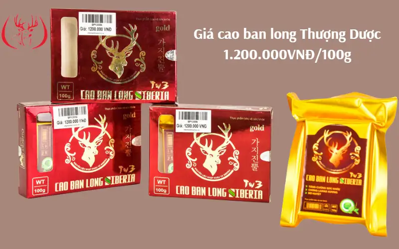 Giá cao ban long(Cao nhung hươu)