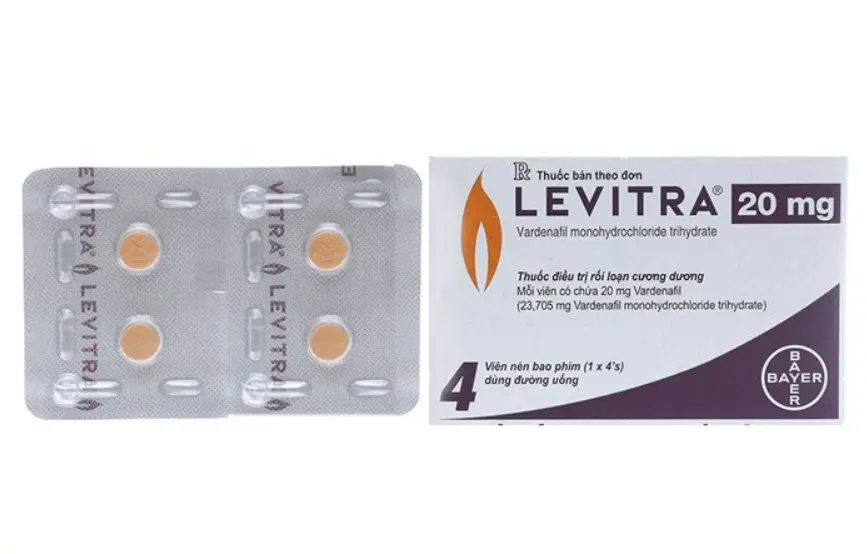 Giảm rối loạn cương dương với thuốc Levitra