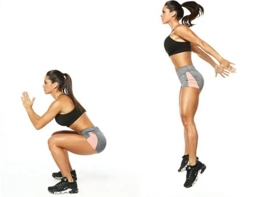 Bài tập tốt cho tim mạch - Squat jumps
