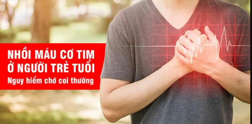 Tỉ lệ mắc tim mạch vành ở người trẻ đang tăng lên