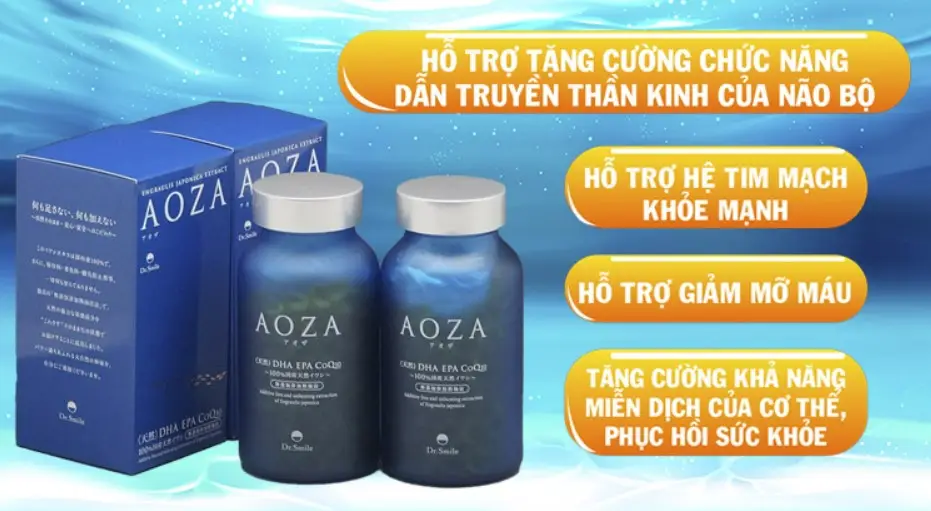 Thuốc bổ tim - Dầu cá Sardine Aoza