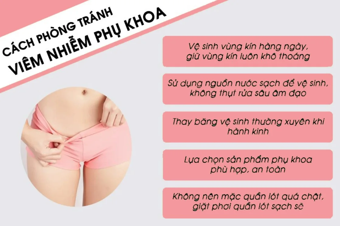 Cách để phòng tránh bệnh phụ khoa