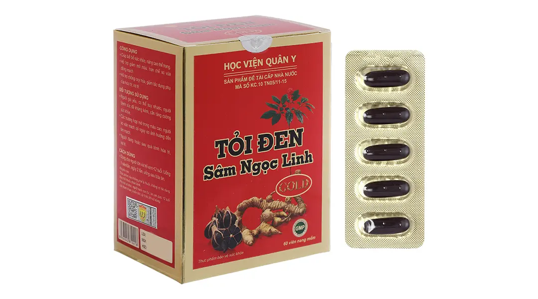 Viên Tỏi đen Sâm Ngọc Linh