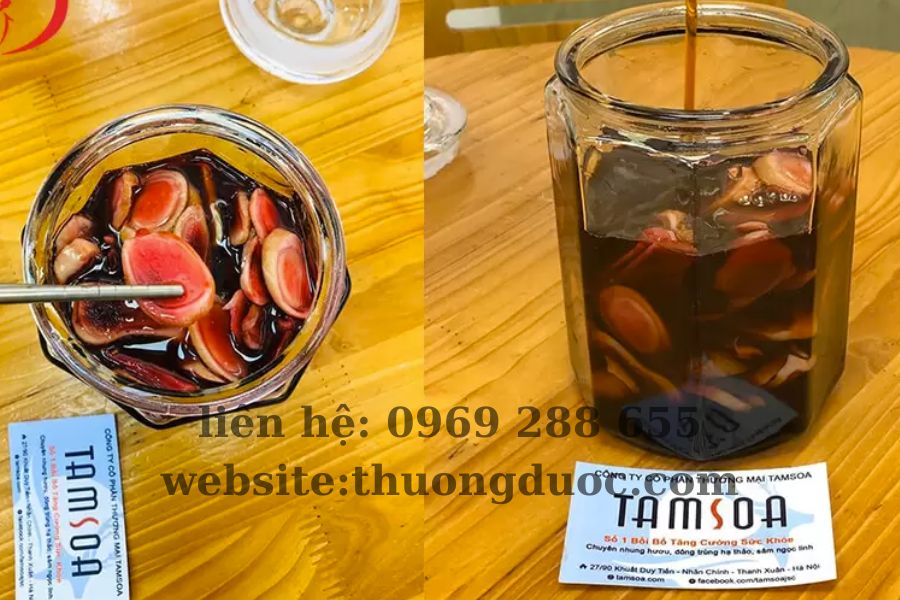 Cách làm nhung hươu thái lát ngâm rượu