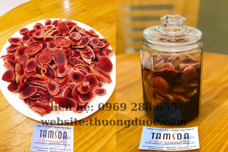 Những lưu ý cần nhớ khi làm nhung hươu thái lát