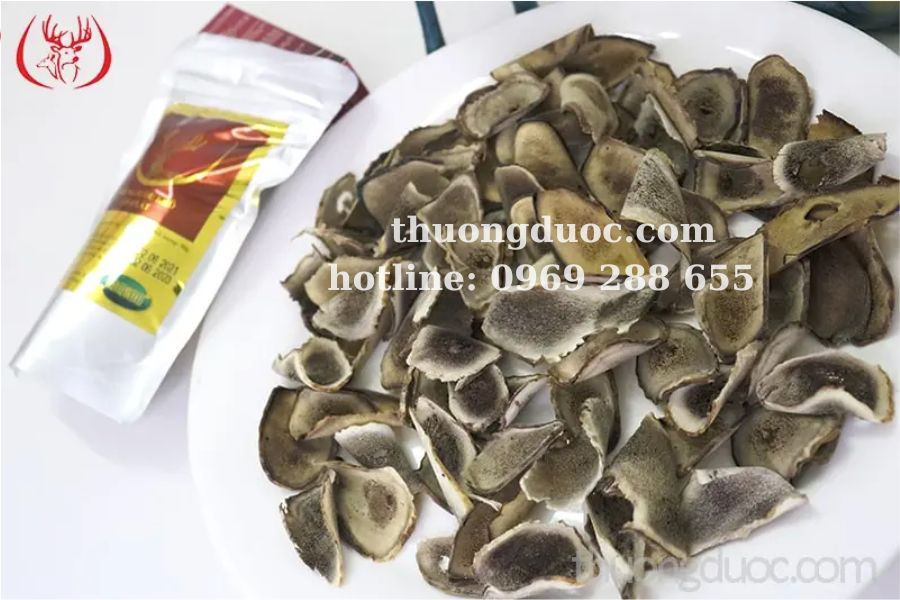 Nhung hươu sấy khô thái lát chất lượng