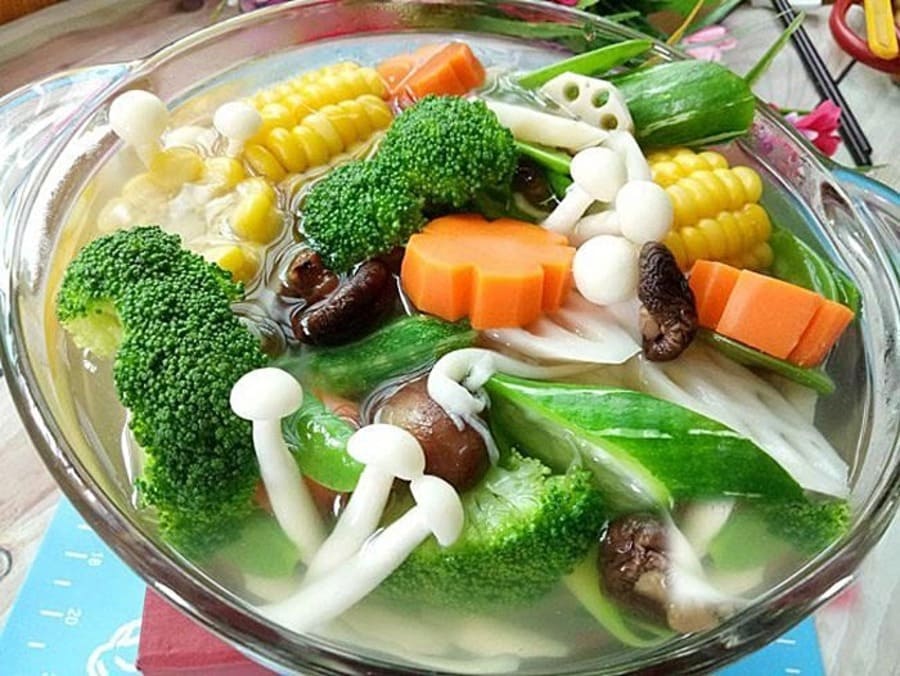 Món ăn bồi bổ sức khoẻ cho người suy nhược - canh rau củ