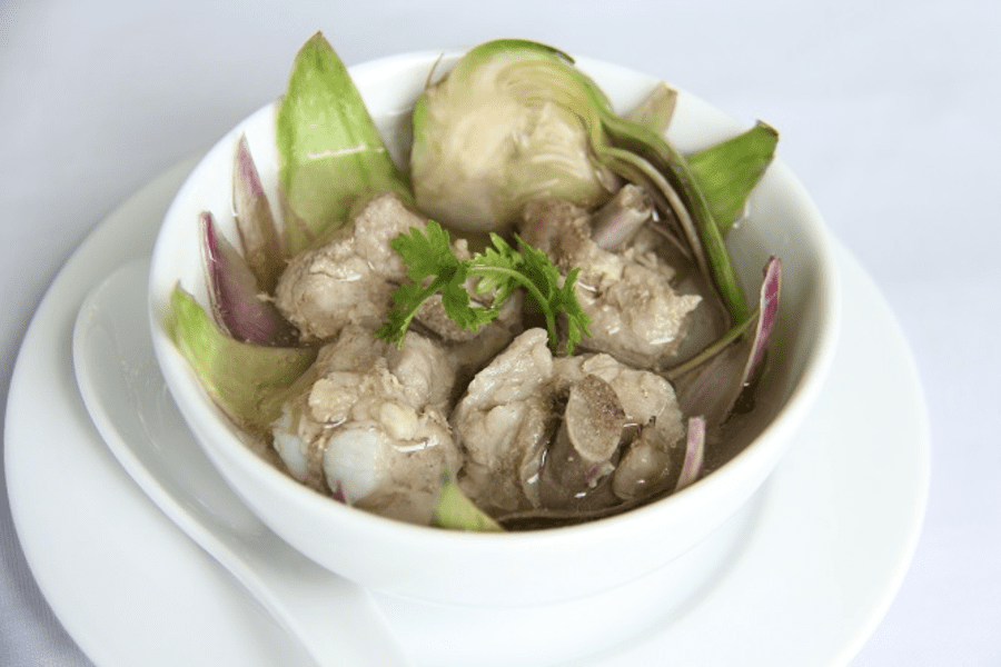 Món ăn bồi bổ sức khỏe cho người suy nhược - Canh atiso